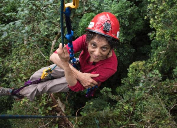 Nalini Nadkarni in the Monteverde Tree Canopy