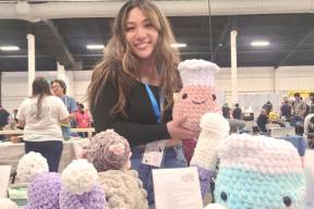 Kristine Legaspi and Crochet Chemistry at the Maker Faire